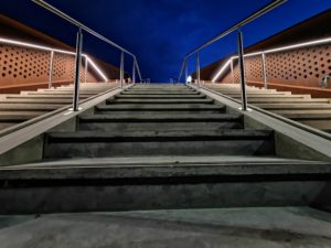 manchester airport bridge glowrail & glowline