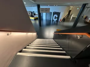 Aviva, Manchester | The Light Lab | Bespoke LED handrail