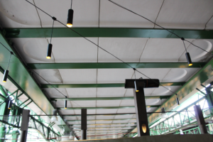 OMA, borough market | Restaurant lighting, The Light Lab , Catenary lighting