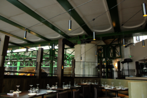 OMA, borough market | Restaurant lighting, The Light Lab , Catenary lighting