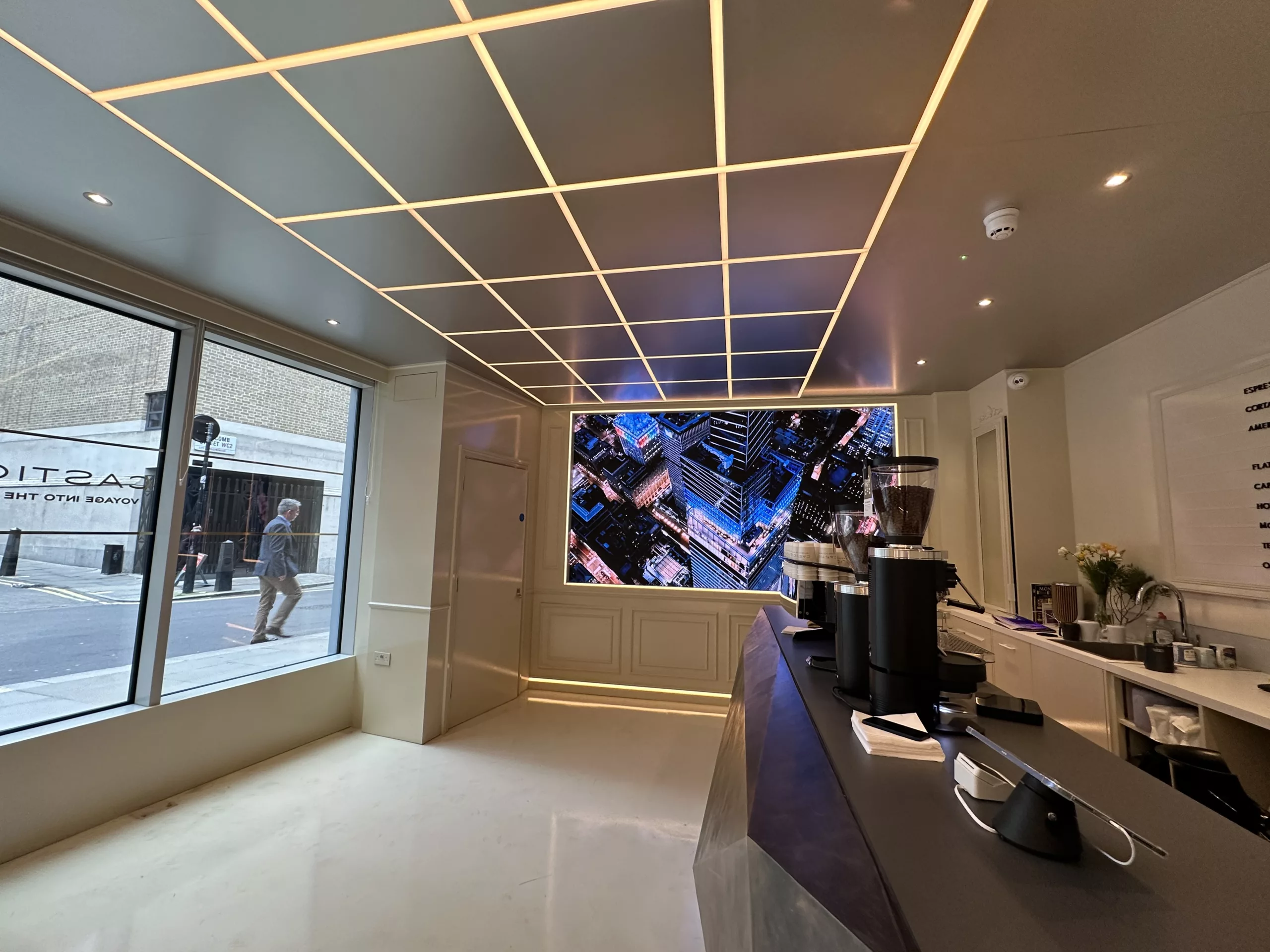 Castiglione London, Bespoke hospitality lighting, The Light Lab