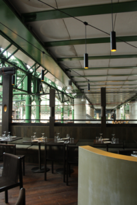 OMA, borough market | Restaurant lighting, The Light Lab , Catenary lighting