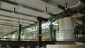 OMA, borough market | Restaurant lighting, The Light Lab , Catenary lighting