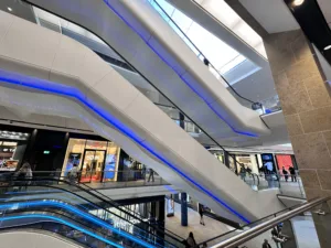 St James Quarter Edinburgh | Bespoke hospitality lighting | Customer retail escalator lighting | The Light Lab