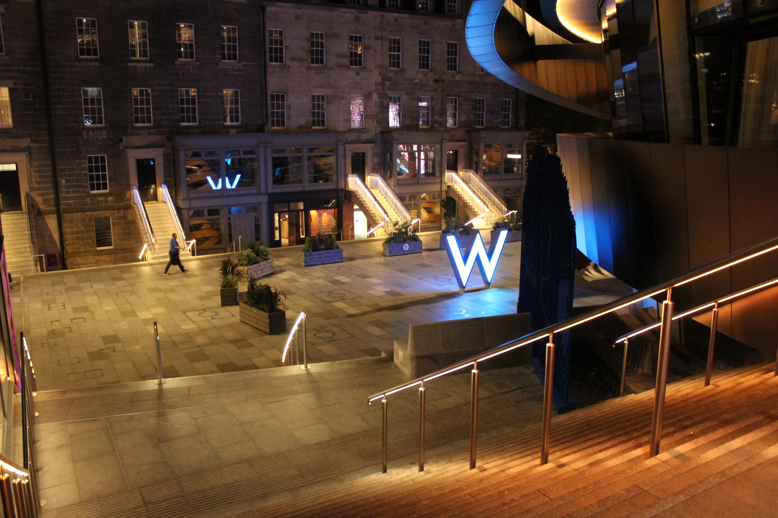 W Edinburgh | Bespoke retail lighting | The Light Lab