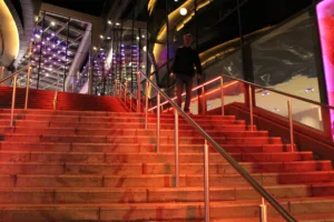 St James Quarter Edinburgh | Bespoke retail lighting | Custom Glowrail LED handrail RGBW | The Light Lab