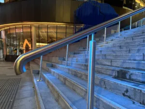 St James Quarter Edinburgh | Bespoke retail lighting | Custom Glowrail LED handrail RGBW | The Light Lab