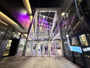 The Light Lab | St James Quarter | Luminosity bespoke ceiling feature pendants | Custom retail lighting