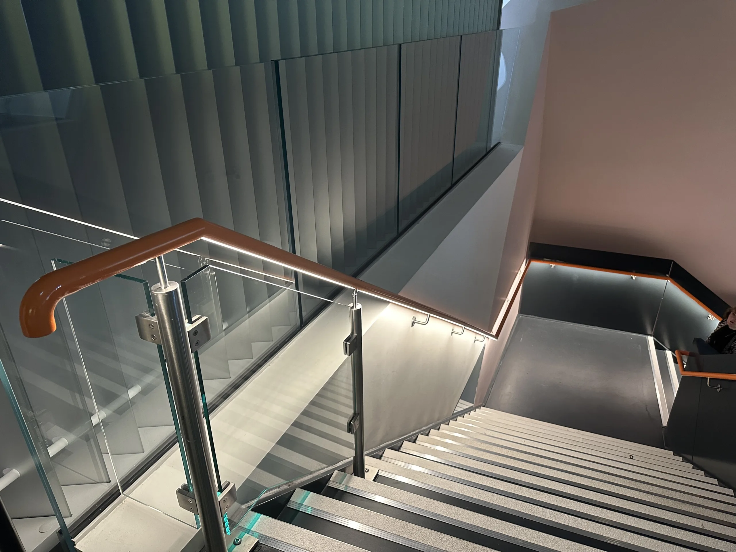 Aviva | Hospitality lighting | Bespoke LED handrail | The Light Lab