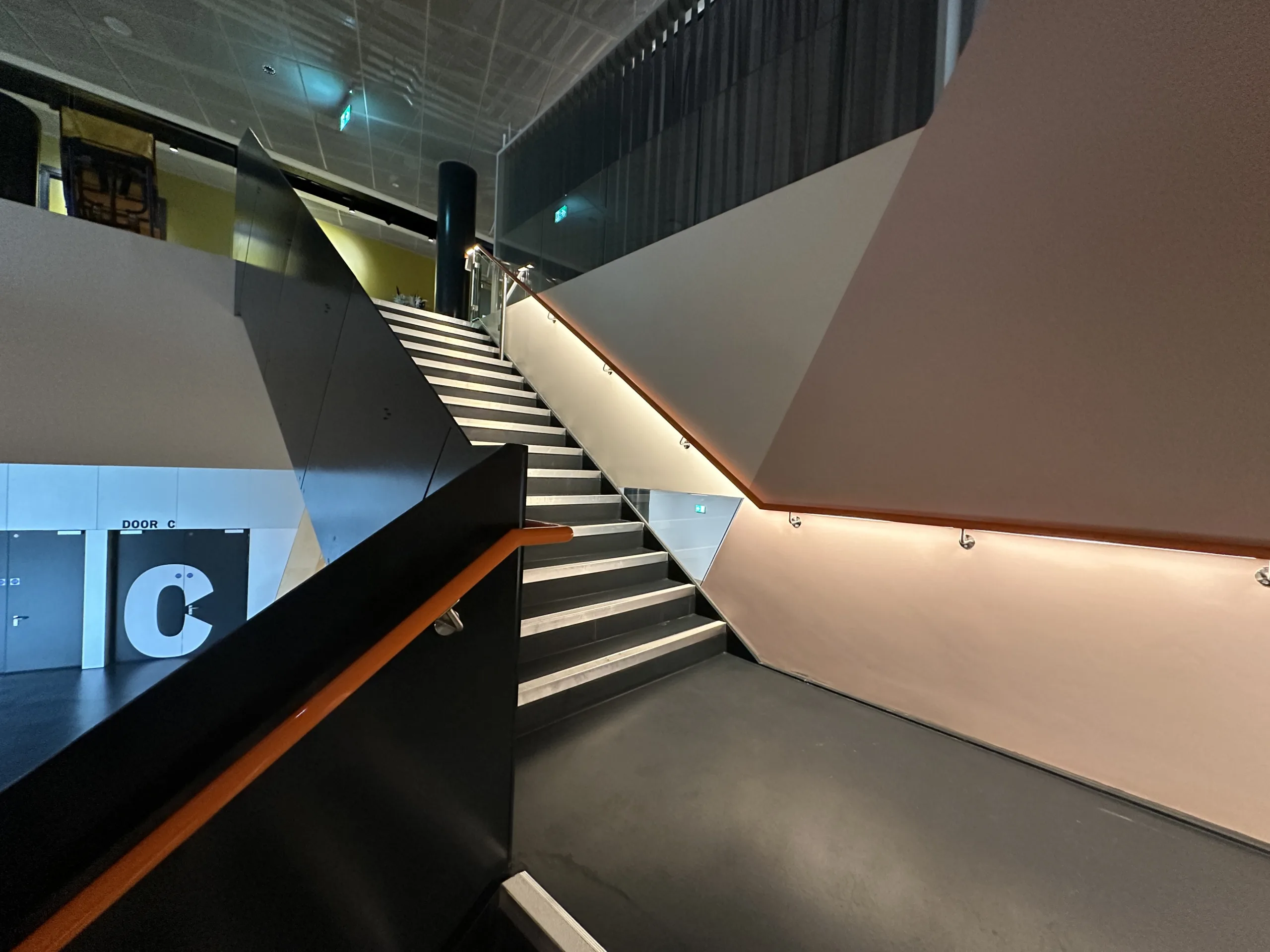 Aviva | Hospitality lighting | Bespoke LED handrail | The Light Lab