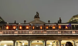 the light lab | sushisamba covent garden | bespoke signage lighting | brand lighting