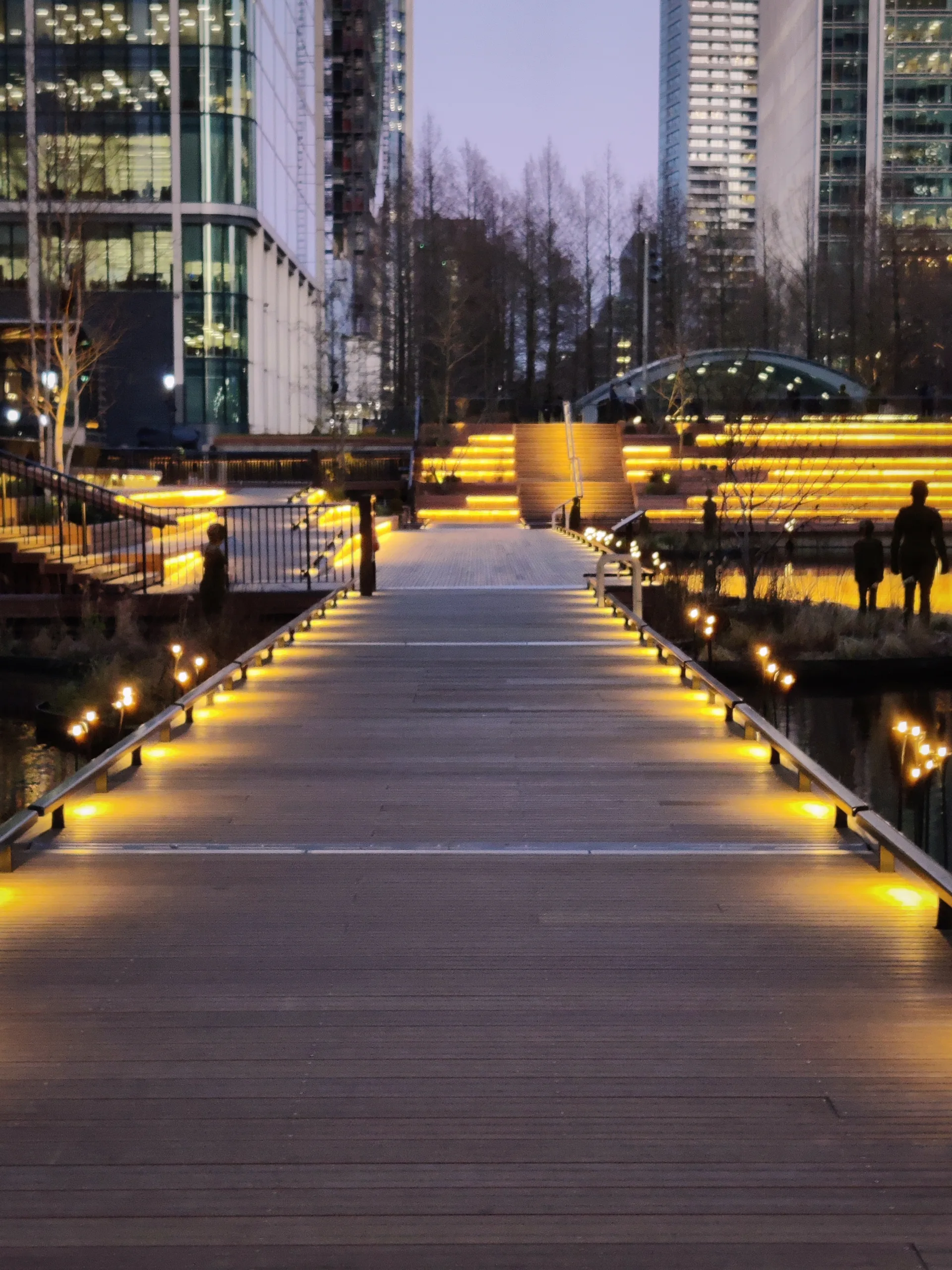 Eden Dock, Canary Wharf, Bespoke reed lighting, The Light Lab